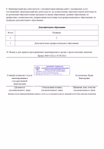 Лицензия - страница 1 Лицензия - страница 1